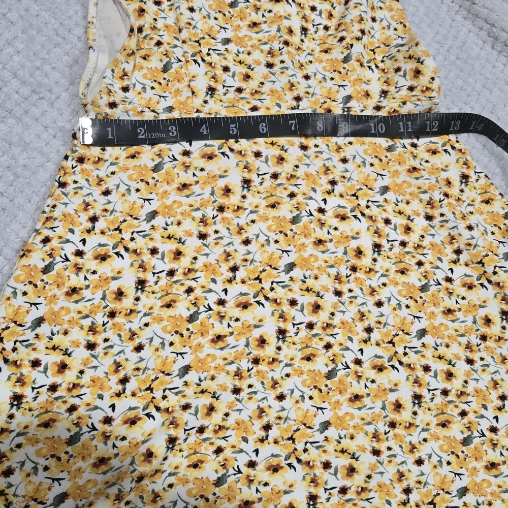 Forever 21  Yellow Sleeveless A-Line Sundress - Picture 6 of 10